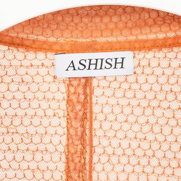 Ashish SS/19 Runway Mirage Sequined Double-Breasted Belted Trench Coat - Picture 12 of 14